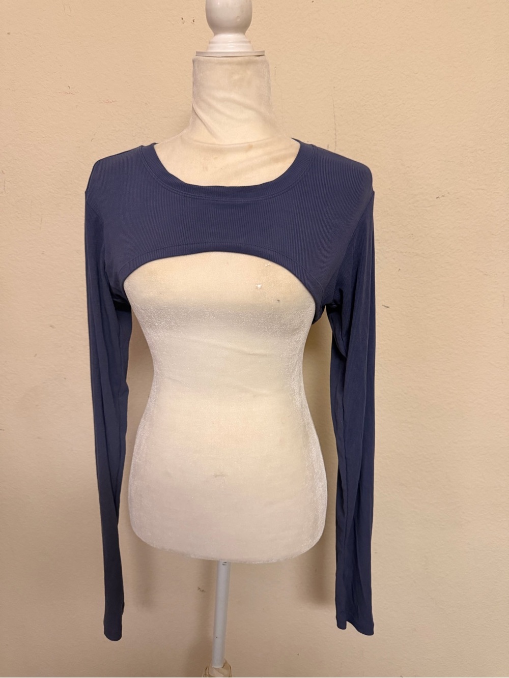POPFLEX Navy Cropped Long-Sleeve Bolero